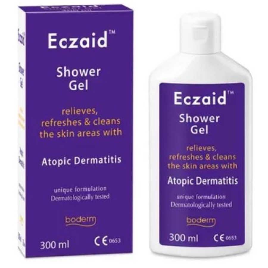 ECZAID SHOWER GEL DETERGENTE E LENITIVO IN PRESENZA DI DERMATITE ATOPICA 300 ML CE ECZAID SHOWER GEL DETERGENTE E LENITIVO IN PRESENZA DI DERMATITE ATOPICA 300 ML CE