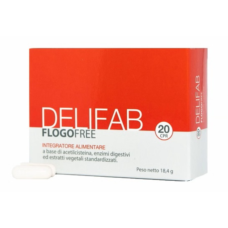 DELIFAB FLOGOFREE 20 COMPRESSE DELIFAB FLOGOFREE 20 COMPRESSE