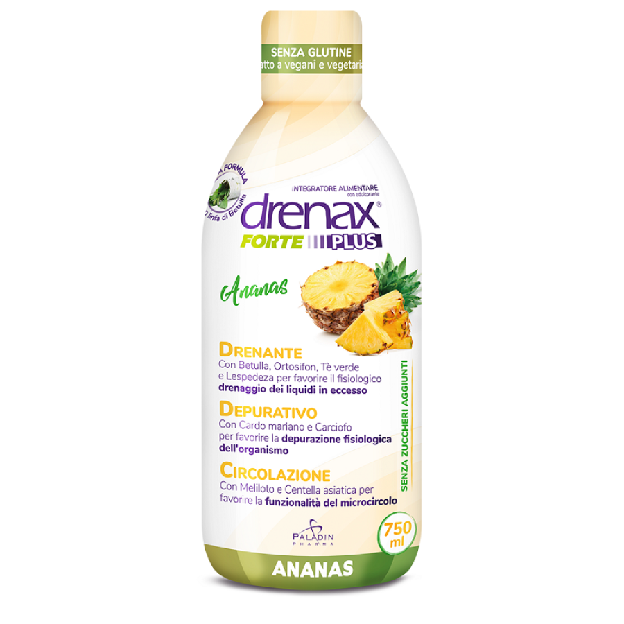 DRENAX FORTE PLUS ESOTICO CON ESTRATTO D'ANANAS 750 ML DRENAX FORTE PLUS ESOTICO CON ESTRATTO D'ANANAS 750 ML