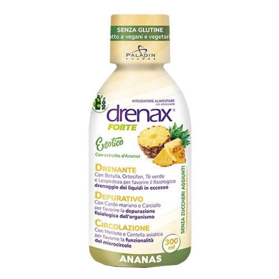 DRENAX FORTE ESOTICO CON ESTRATTO D'ANANAS 300 ML DRENAX FORTE ESOTICO CON ESTRATTO D'ANANAS 300 ML