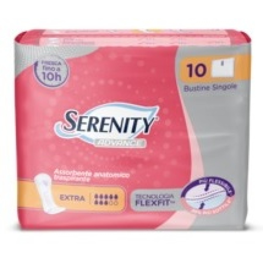 SERENITY ASSORBENTE ADVANCE EXTRA 6 X 10 PEZZI SERENITY ASSORBENTE ADVANCE EXTRA 6 X 10 PEZZI