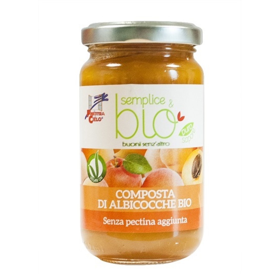 SEMPLICE&BIO COMPOSTA DI ALBICOCCA SENZA PECTINA 220 G SEMPLICE&BIO COMPOSTA DI ALBICOCCA SENZA PECTINA 220 G