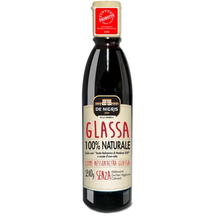 GLASSA 100% NATURALE CON ACETO BALSAMICO DI MODENA IGP