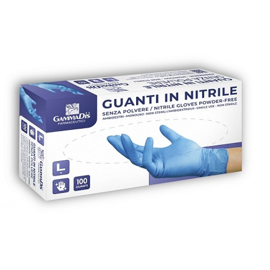 GUANTI NITRILE SENZA POLVERE SMALL 100 PEZZI