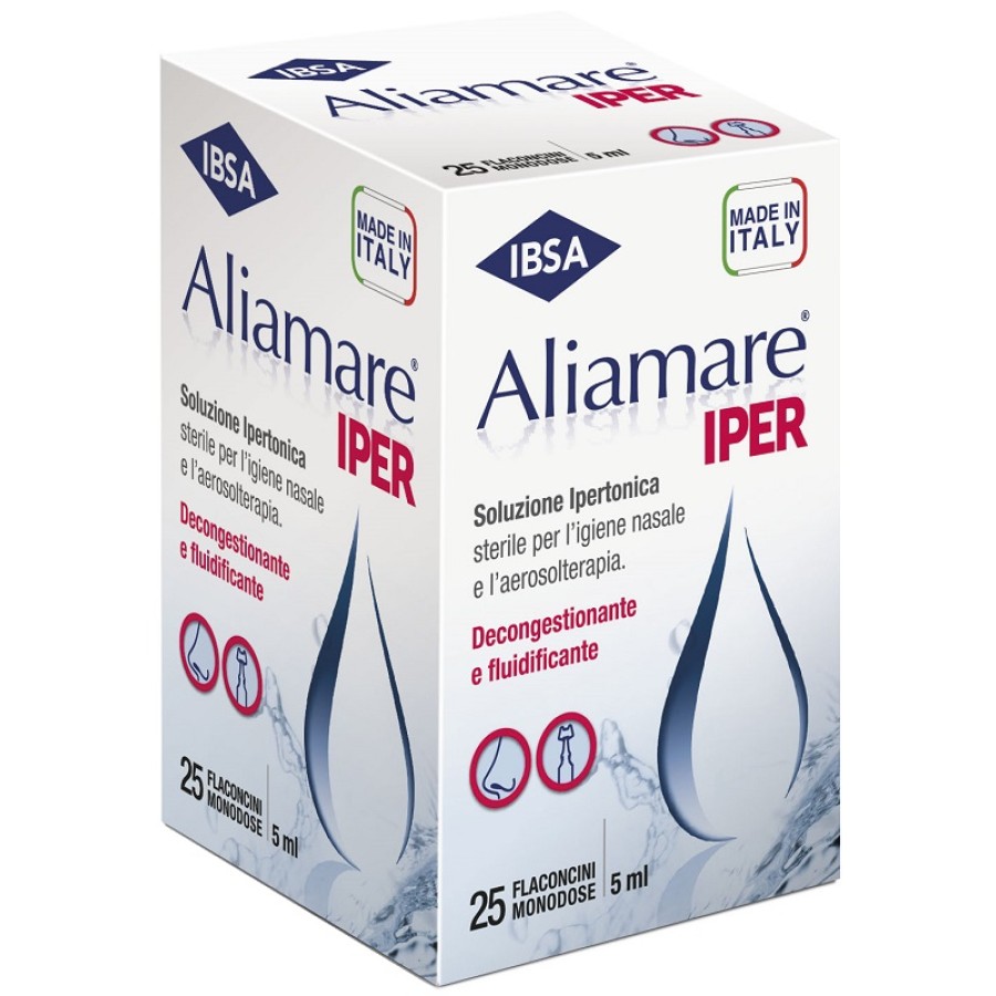 ALIAMARE 25 FLACONCINI IPERTONICI DA 5 ML
