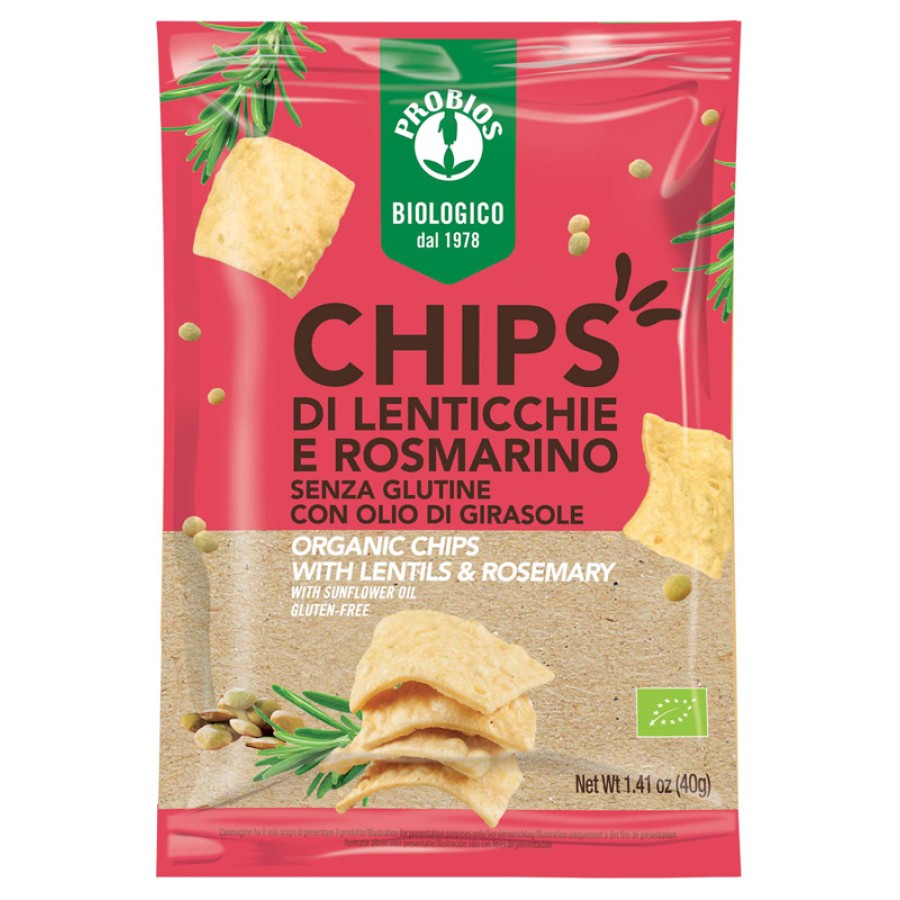 PROBIOS CHIPS DI LENTICCHIE ROSMARINO PROBIOS CHIPS DI LENTICCHIE ROSMARINO