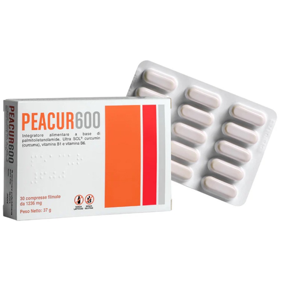 PEACUR 600 30 COMPRESSE 36 G