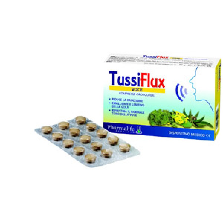 TUSSIFLUX VOCE 30 COMPRESSE OROSOLUBILI DM TUSSIFLUX VOCE 30 COMPRESSE OROSOLUBILI DM