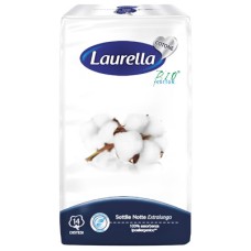 ASSORBENTE LAURELLA IN COTONE SOTTILE NOTTE DISTESO 14 PEZZI