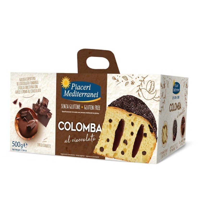 PIACERI MEDITERRANEI COLOMBA CIOCCOLATO 500 G PIACERI MEDITERRANEI COLOMBA CIOCCOLATO 500 G