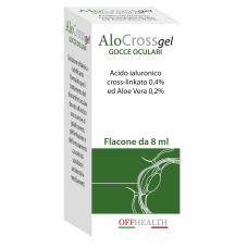 SOLUZIONE OFTALMICA LUBRIFICANTE ALOCROSS ACIDO IALURONICO SALE SODICO CROSS LINKATO 0,20% ED ALOE VERA 1 FLACONE 8 ML SOLUZIONE OFTALMICA LUBRIFICANTE ALOCROSS ACIDO IALURONICO SALE SODICO CROSS LINKATO 0,20% ED ALOE VERA 1 FLACONE 8 ML