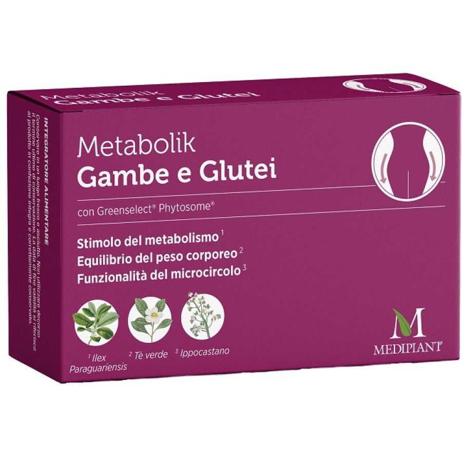 TORNA IN FORMA METABOLIK GAMBE E GLUTEI 30 CAPSULE