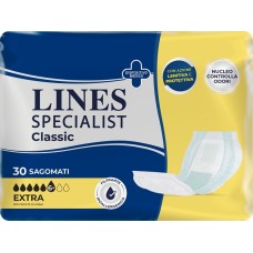 PANNOLONE LINES SPECIALIST CLASSIC SAGOMATO EXTRA 30 PEZZI