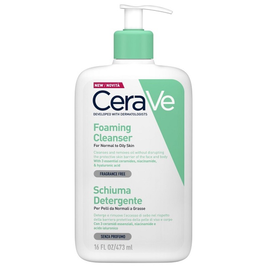 CERAVE SCHIUMA DETERGENTE VISO 473 ML CERAVE SCHIUMA DETERGENTE VISO 473 ML