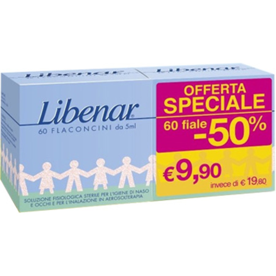 FIALE MONODOSE LIBENAR 60 PEZZI DA 5 ML