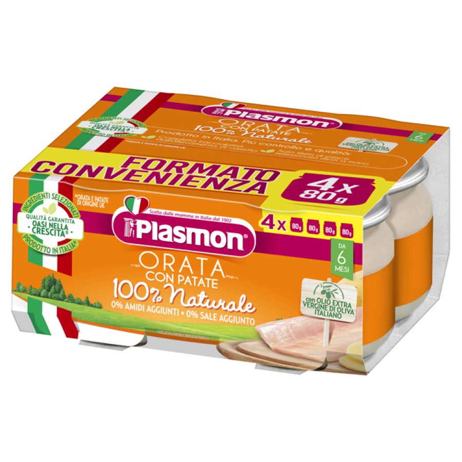 PLASMON ORATA CON PATATE 4 X 80 G