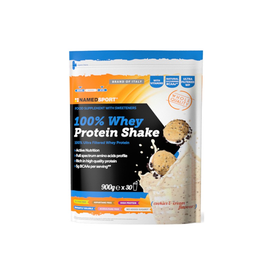 100% WHEY PROTEIN SHAKE COOKIES & CREAM 900 G