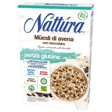 NATTURA MUESLI DI AVENA CON CIOCCOLATO BIO 300 G