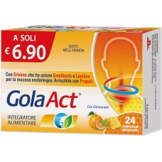 GOLA ACT MIELE ARANCIA 24 COMPRESSE SOLUBILI 33,6 G