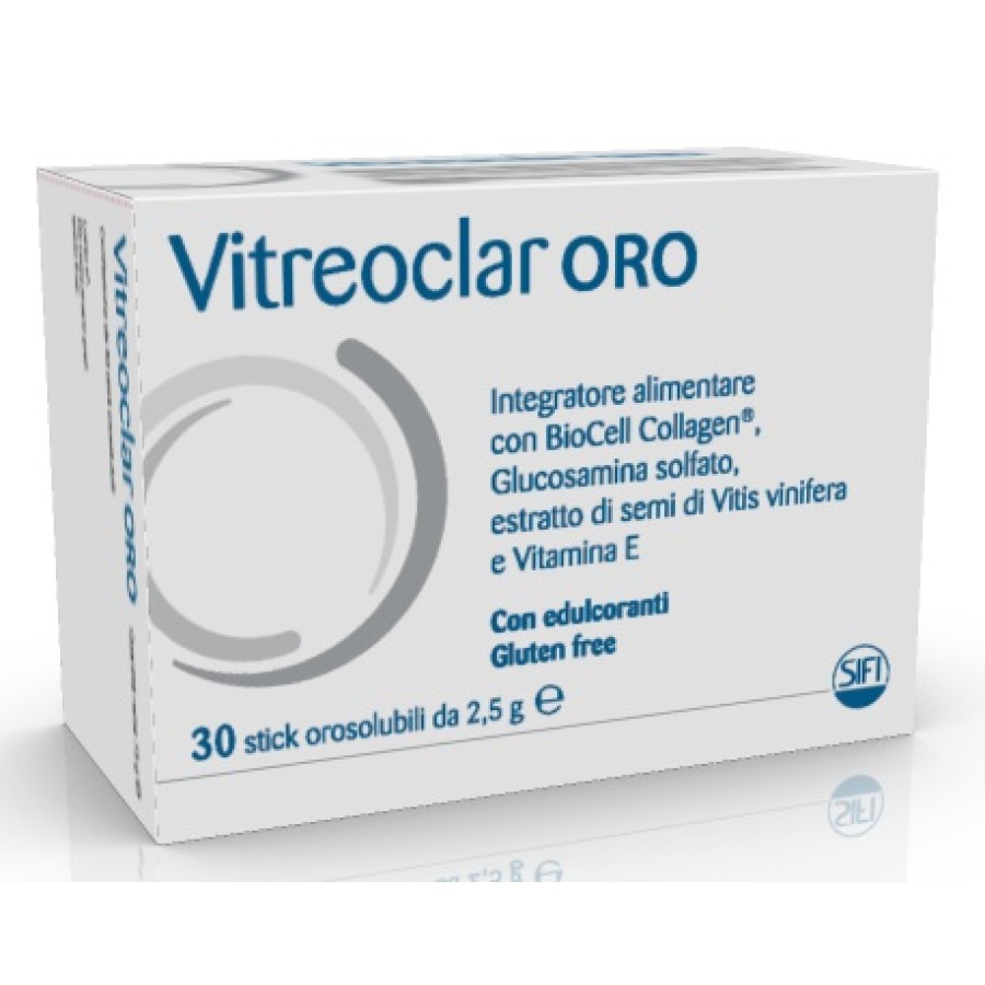 VITREOCLAR ORO 30 BUSTINE OROSOLUBILI DA 2,5 G VITREOCLAR ORO 30 BUSTINE OROSOLUBILI DA 2,5 G