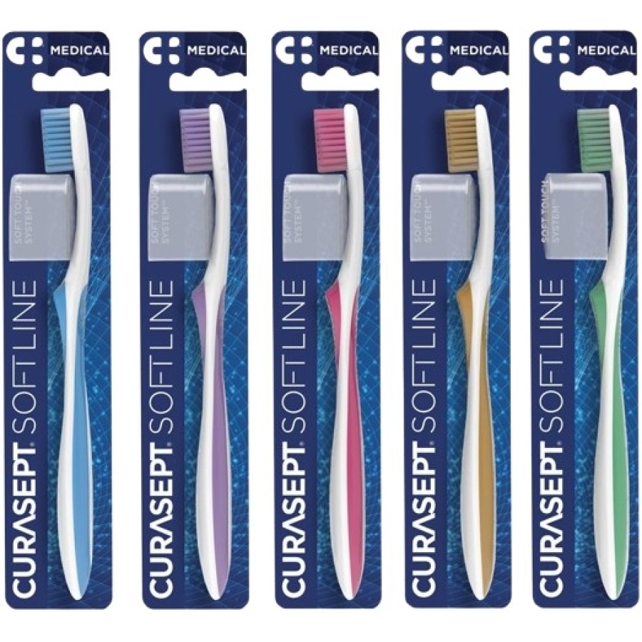 CURASEPT SPAZZOLINO SOFT MEDICAL COLORE AZZURRO CURASEPT SPAZZOLINO SOFT MEDICAL COLORE AZZURRO