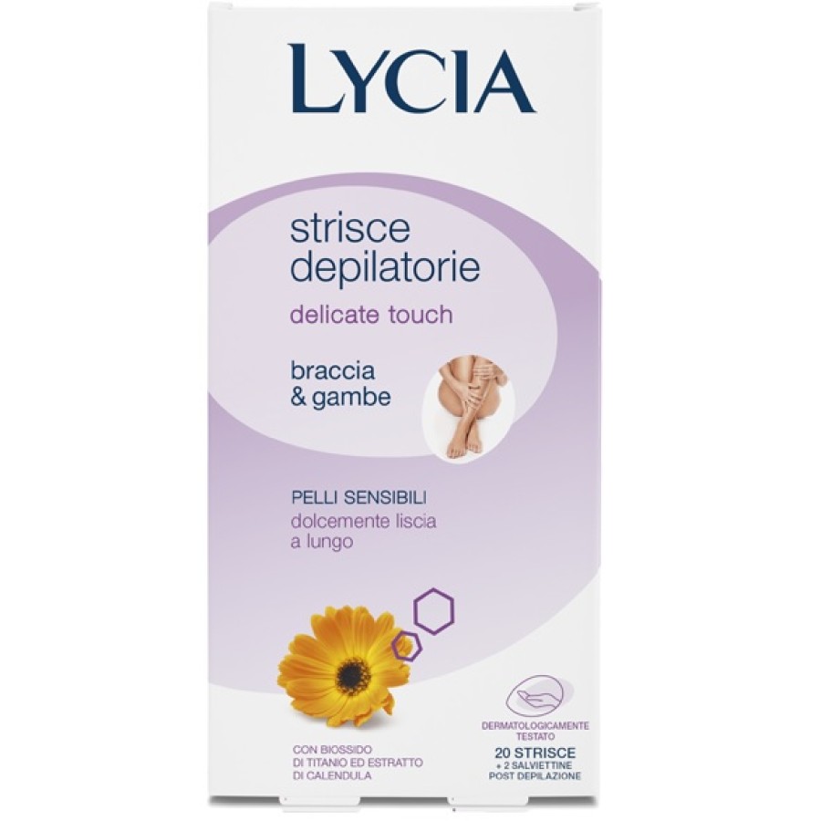 LYCIA 20 STRISCE BRACCIA/GAMBE PELLI DELICATE 12 PEZZI LYCIA 20 STRISCE BRACCIA/GAMBE PELLI DELICATE 12 PEZZI