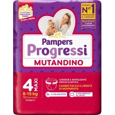 PAMPERS PROGRETGTGI MUTANDINO CP TG4 MAXI 19 PEZZI