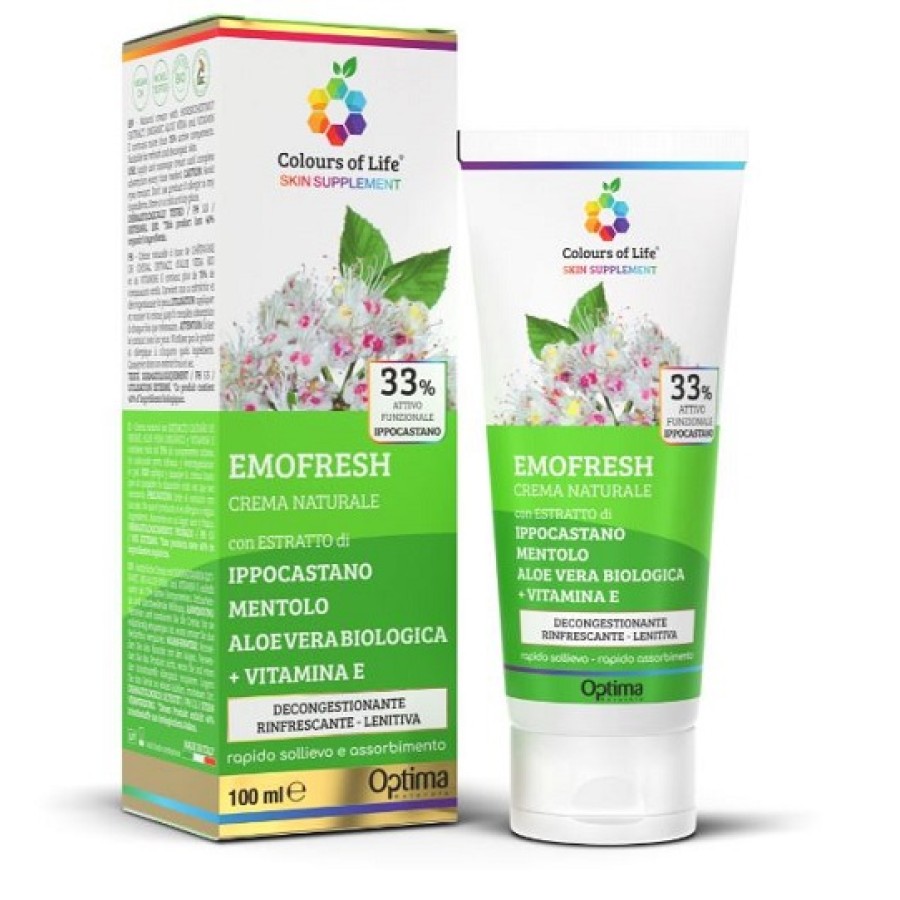 COLOURS OF LIFE SKIN SUPPLEMENT EMOFRESH CREMA 100 ML COLOURS OF LIFE SKIN SUPPLEMENT EMOFRESH CREMA 100 ML