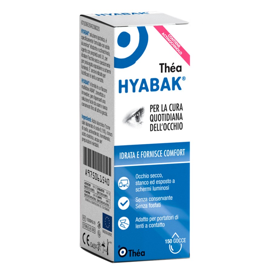 SOLUZIONE OFTALMICA MULTIDOSE HYABAK 5 ML SOLUZIONE OFTALMICA MULTIDOSE HYABAK 5 ML