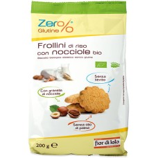 ZER%GLUTINE FROLLINI DI RISO CON NOCCIOLE SENZA GLUTINE 200 G