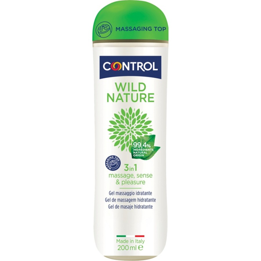 CONTROL WILD NATURE MASSAGE GEL MASSAGGIO 3 IN 1 200 ML CONTROL WILD NATURE MASSAGE GEL MASSAGGIO 3 IN 1 200 ML