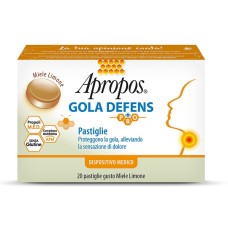 APROPOS GOLA DEFENS PRO 20 PASTIGLIE MIELE LIMONE