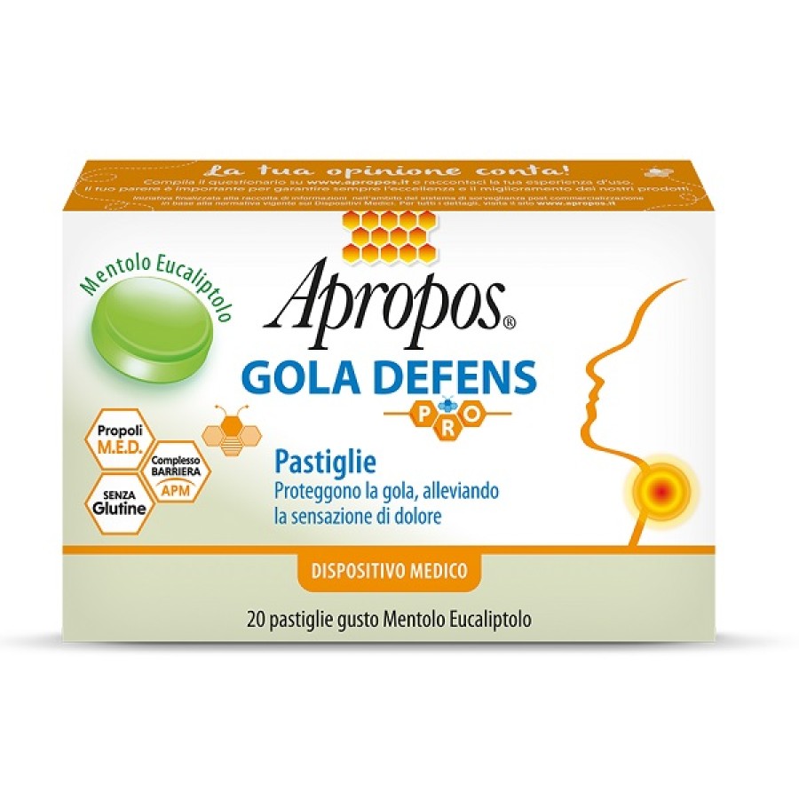 APROPOS GOLA DEFENS PRO 20 PASTIGLIE MENTOLO EUCALIPTO