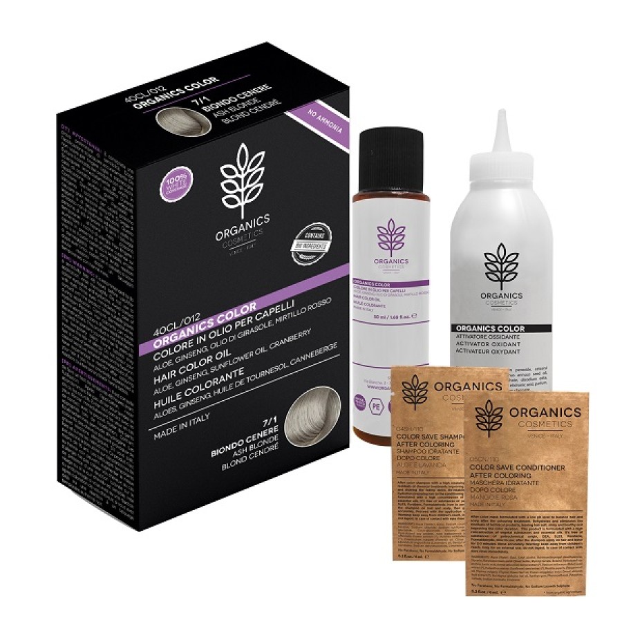 ORGANICS PHARM ORGANIC COLOR 7/1 BIONDO CENERE ORGANICS PHARM ORGANIC COLOR 7/1 BIONDO CENERE