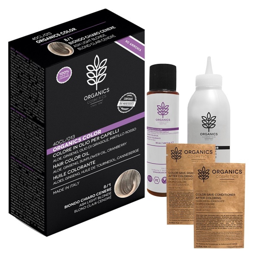 ORGANICS PHARM ORGANIC COLOR 8/1 BIONDO CHIARO CENERE