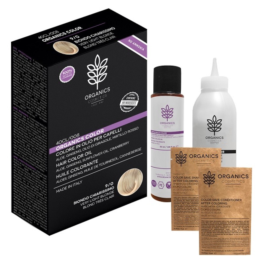 ORGANICS PHARM ORGANIC COLOR 9/0 BIONDO CHIARISSIMO