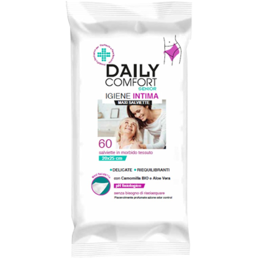 DAILY COMFORT SENIOR PANNI DETERGENTI IGIENE INTIMA 60 PEZZI DAILY COMFORT SENIOR PANNI DETERGENTI IGIENE INTIMA 60 PEZZI