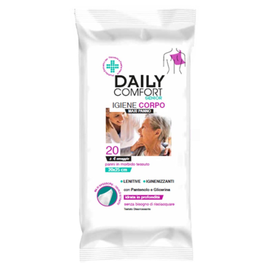 DAILY COMFORT SENIOR PANNI IGIENE CORPO 24 PEZZI DAILY COMFORT SENIOR PANNI IGIENE CORPO 24 PEZZI