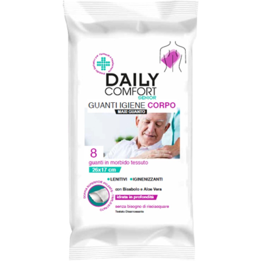DAILY COMFORT SENIOR GUANTO DETERGENTE 8 PEZZI DAILY COMFORT SENIOR GUANTO DETERGENTE 8 PEZZI