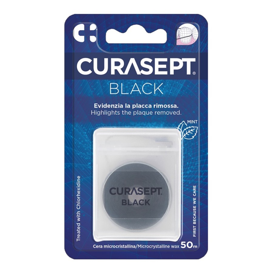 CURASEPT FLOSS CERATO NERO CLOREXIDINA CURASEPT FLOSS CERATO NERO CLOREXIDINA