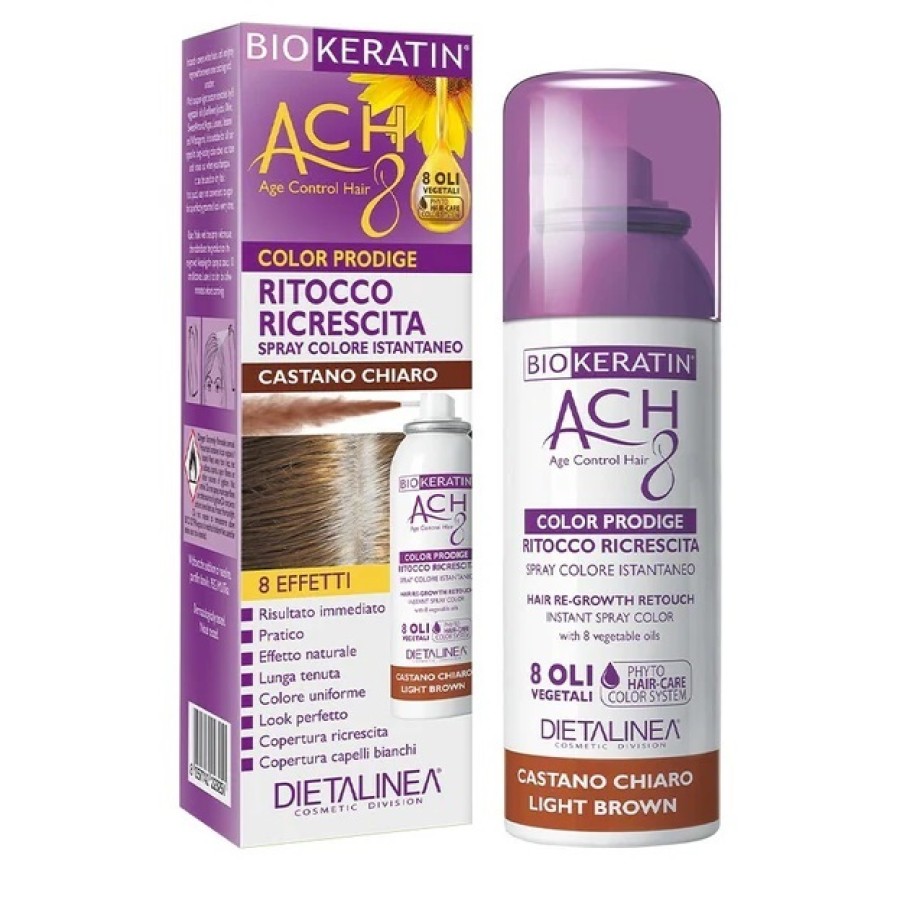 BIOKERATIN ACH8 PRODIGE RITOCCO RICRESCITA CASTANO CHIARO 75 ML DIETALINEA