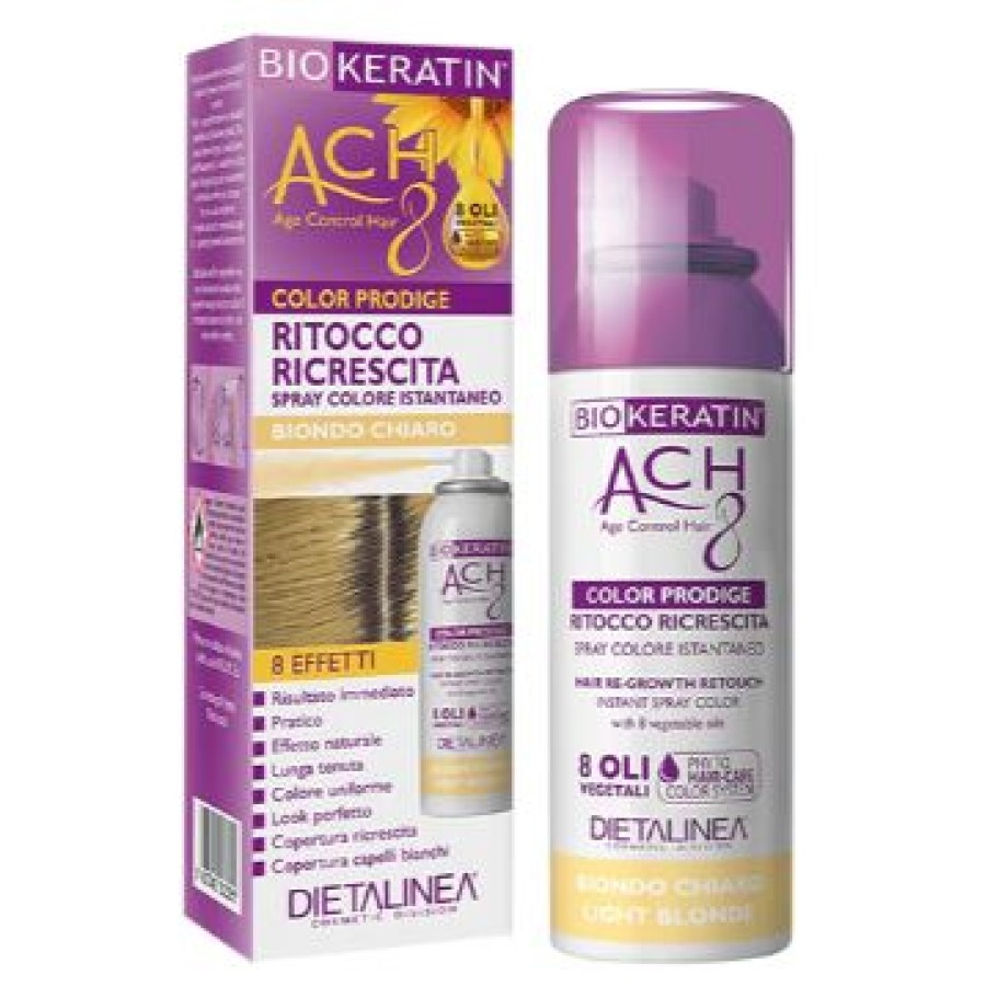 BIOKERATIN ACH8 COLOR PRODIGE RITOCCO RICRESCITA BIONDO CHIARO 75 ML DIETALINEA