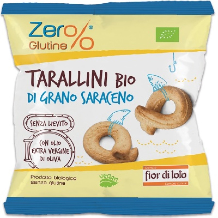ZER% GLUTINE TARALLINI DI GRANO SARACENO 30 G ZER% GLUTINE TARALLINI DI GRANO SARACENO 30 G