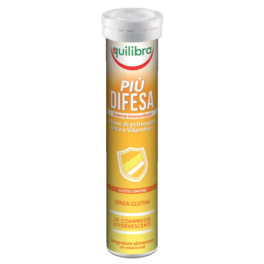 PIU' DIFESA GUSTO LIMONE 20 COMPRESSE EFFERVESCENTI