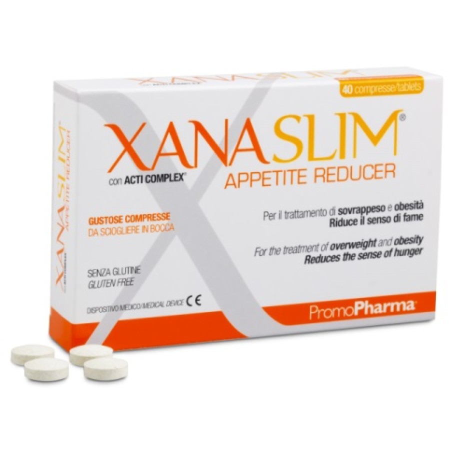 XANASLIM APPETITE REDUCER 40 COMPRESSE MASTICABILI