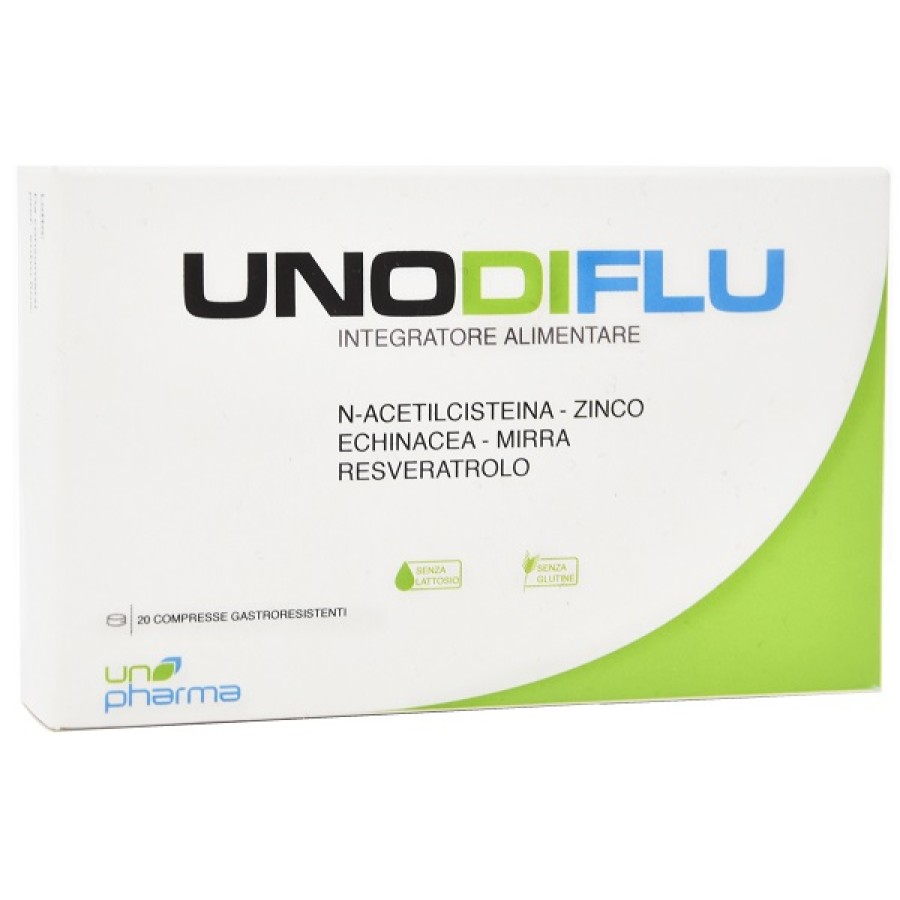 UNODIFLU 20 COMPRESSE