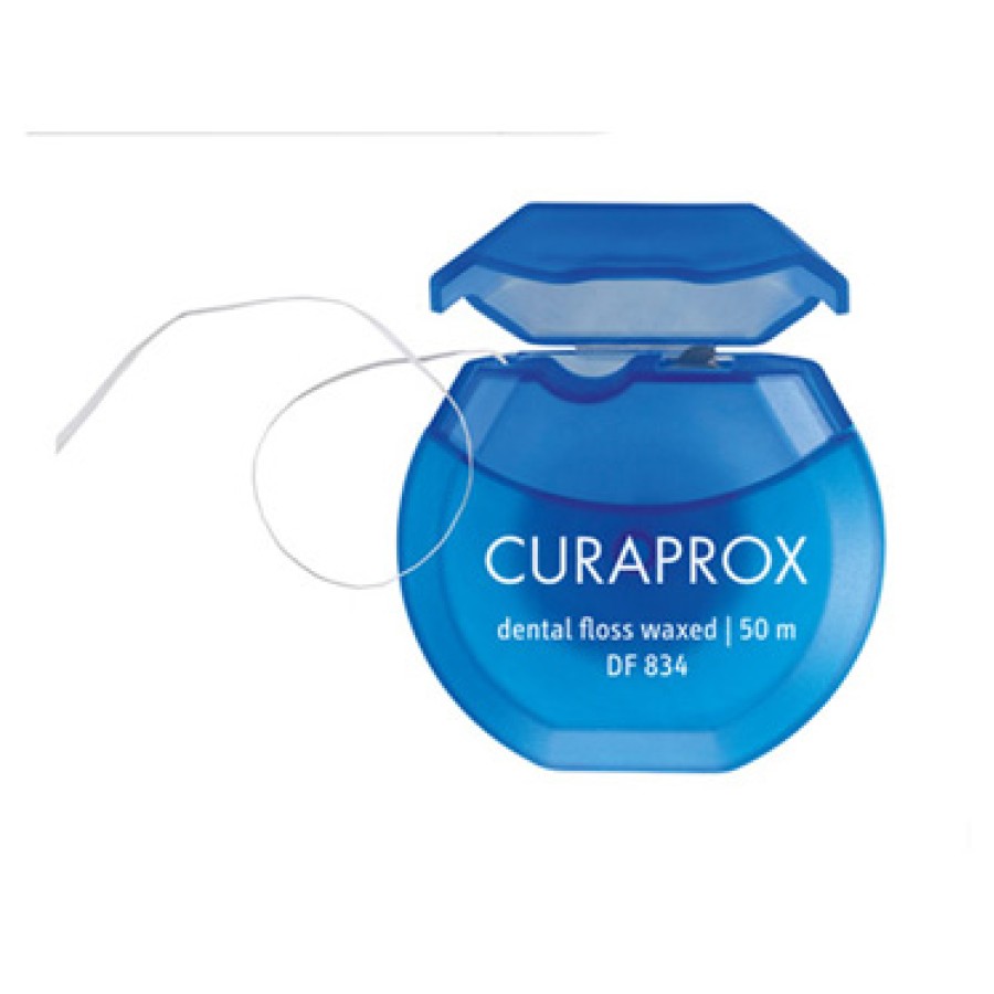 CURAPROX DF 834 DENTAL FLOSS WAXED 50 METRI CURAPROX DF 834 DENTAL FLOSS WAXED 50 METRI