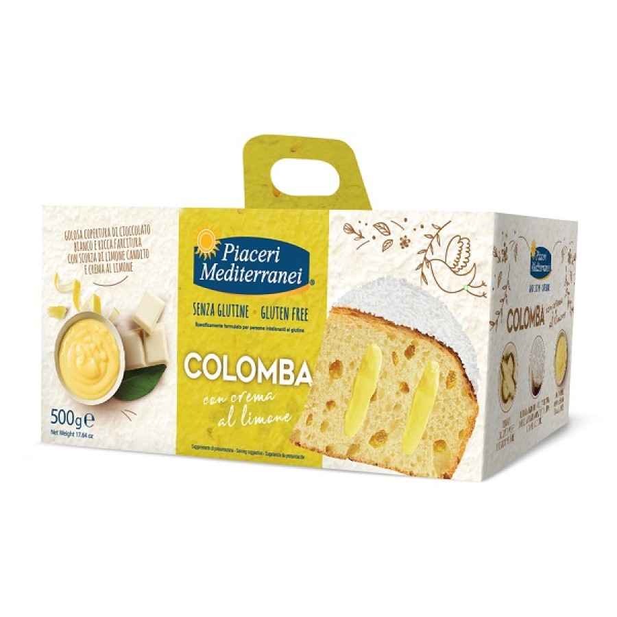 PIACERI MEDITERRANEI COLOMBA CREMA LIMONE 500 G PIACERI MEDITERRANEI COLOMBA CREMA LIMONE 500 G