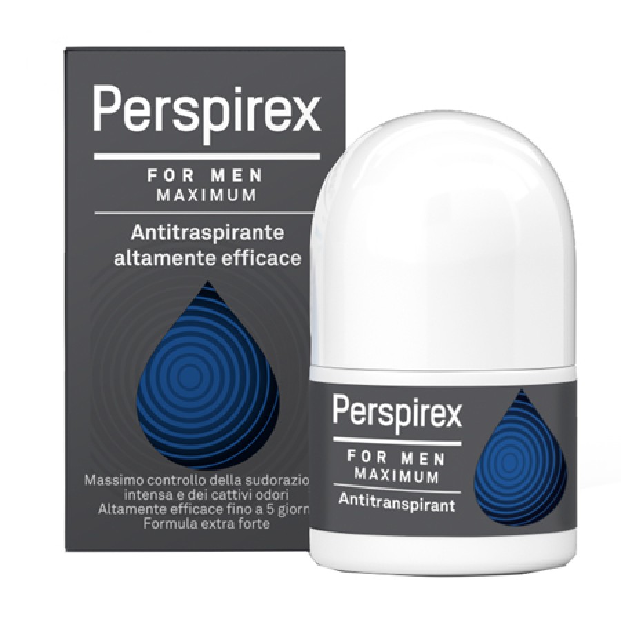 PERSPIREX FOR MEN MAXIMUM ANTITRASPIRANTE ROLL ON 20 ML PERSPIREX FOR MEN MAXIMUM ANTITRASPIRANTE ROLL ON 20 ML