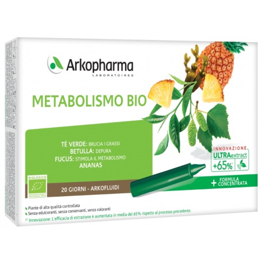 ARKOFLUIDI METABOLISMO BIO 20 FIALE